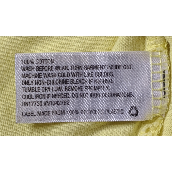 5/$25Circo Girls Yellow Guitar T Shirt Size Medium - Picture 4 of 4